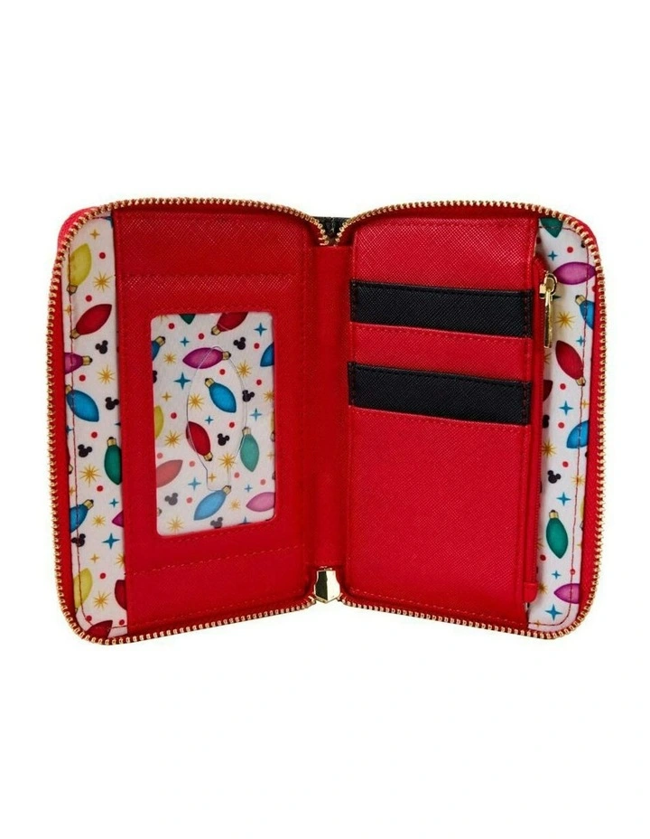 Donald Wrapped In Lights Zip Coin Purse 6x4 in Black image 2