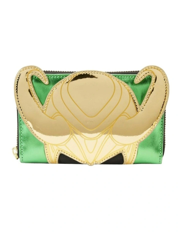Loki Metallic Zip Around Coin Purse 15.2cm in Multi image 1
