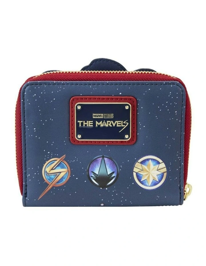 Glow Zip Around Coin Purse 5x4cm in Multi image 3