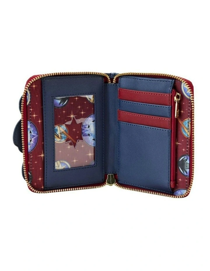 Glow Zip Around Coin Purse 5x4cm in Multi image 6