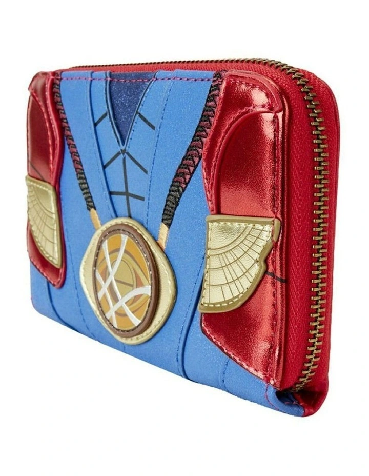 Marvel Doctor Strange Cosplay Zip Around Wallet Coin Purse 6x4in image 2