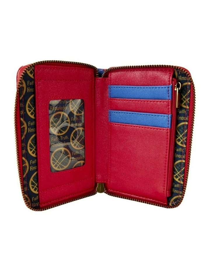 Marvel Doctor Strange Cosplay Zip Around Wallet Coin Purse 6x4in image 4