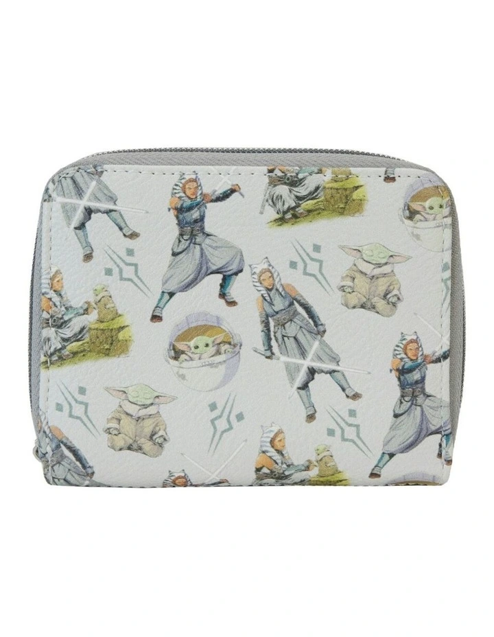 Ahsoka Action Zipped Around Purse in White image 1