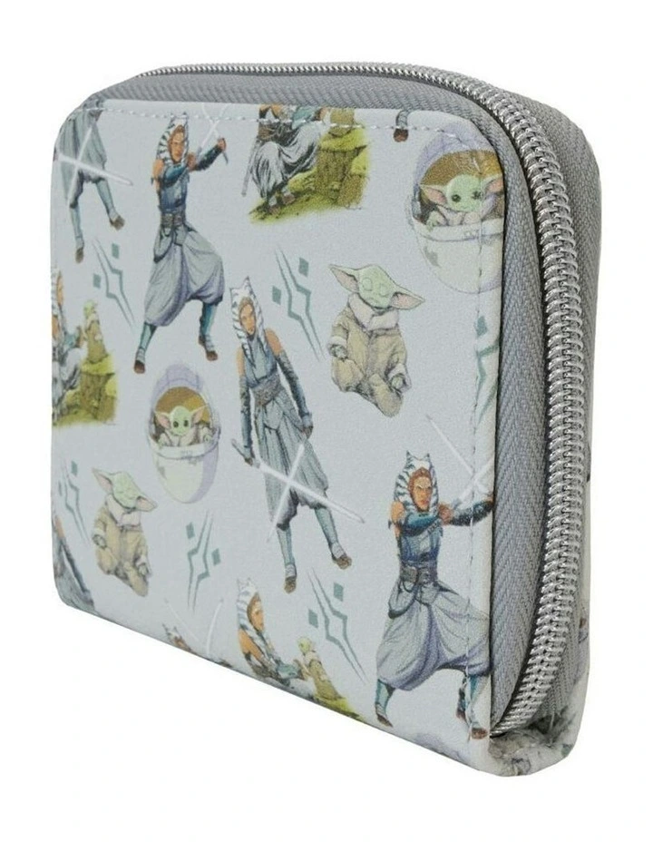 Ahsoka Action Zipped Around Purse in White image 3