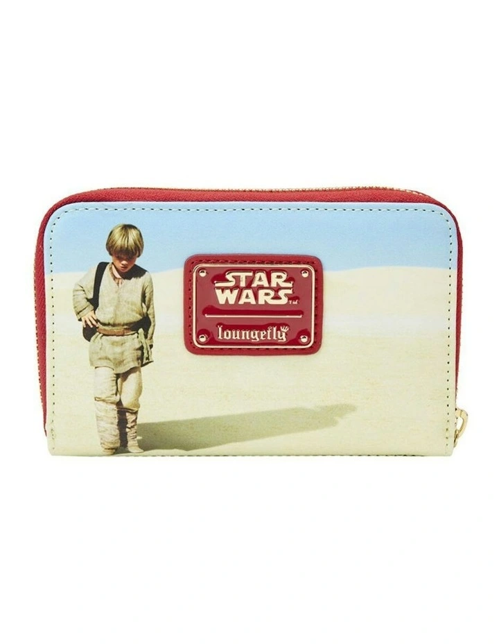 The Phantom Menace Scenes Zip Purse 6x4cm in Multi image 3