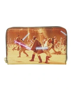 Attack Of The Clones Zip Around Purse 6x4cm in Multi