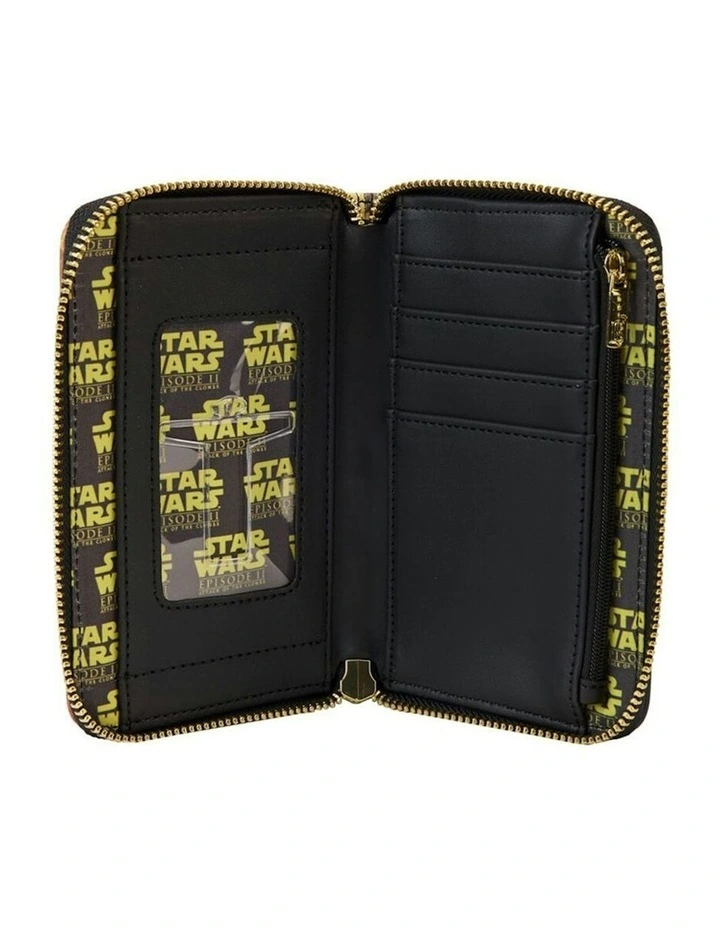 Attack Of The Clones Zip Around Purse 6x4cm in Multi image 4