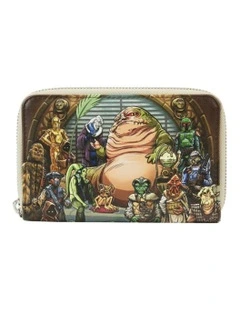 Jabbas Palace Zip Around Purse 6x4cm in Multi
