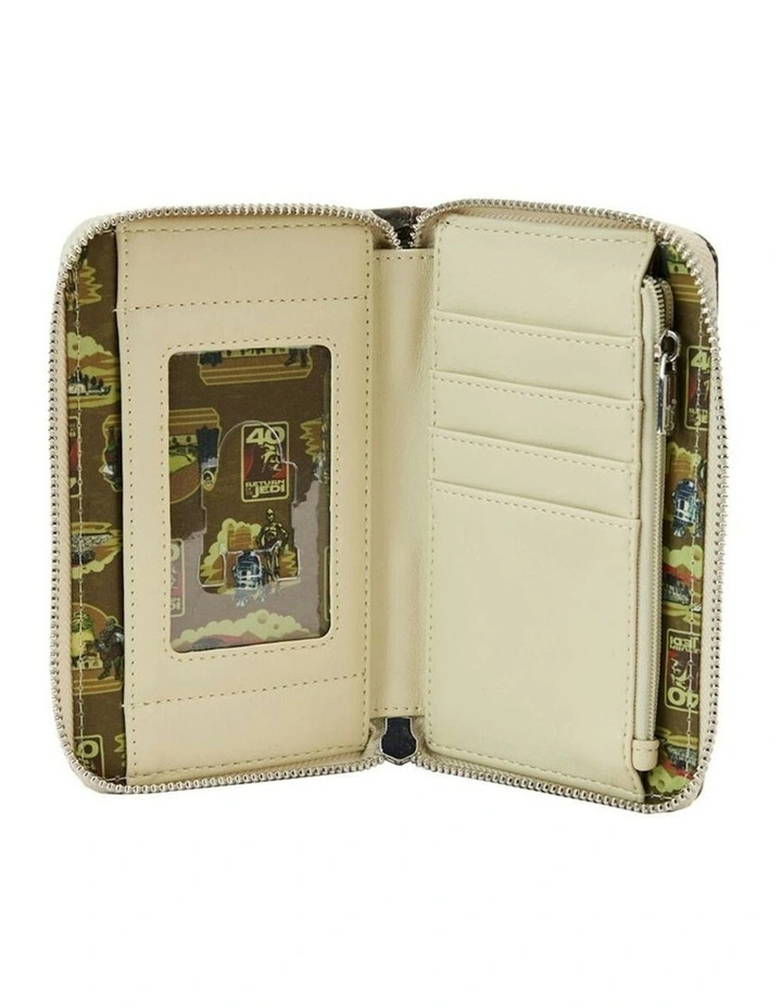 Jabbas Palace Zip Around Purse 6x4cm in Multi image 4