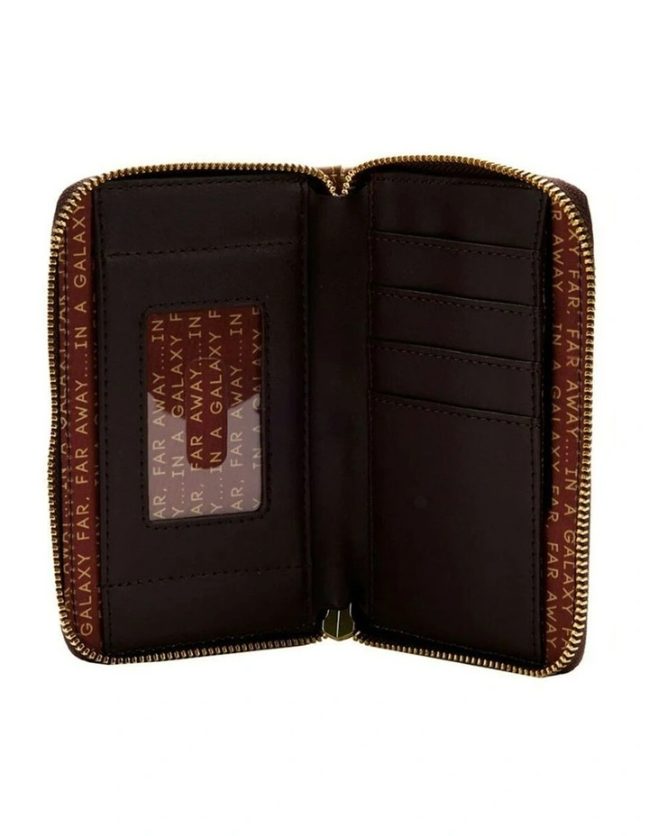 Jakku Zip Around Purse 6x4cm in Multi image 3