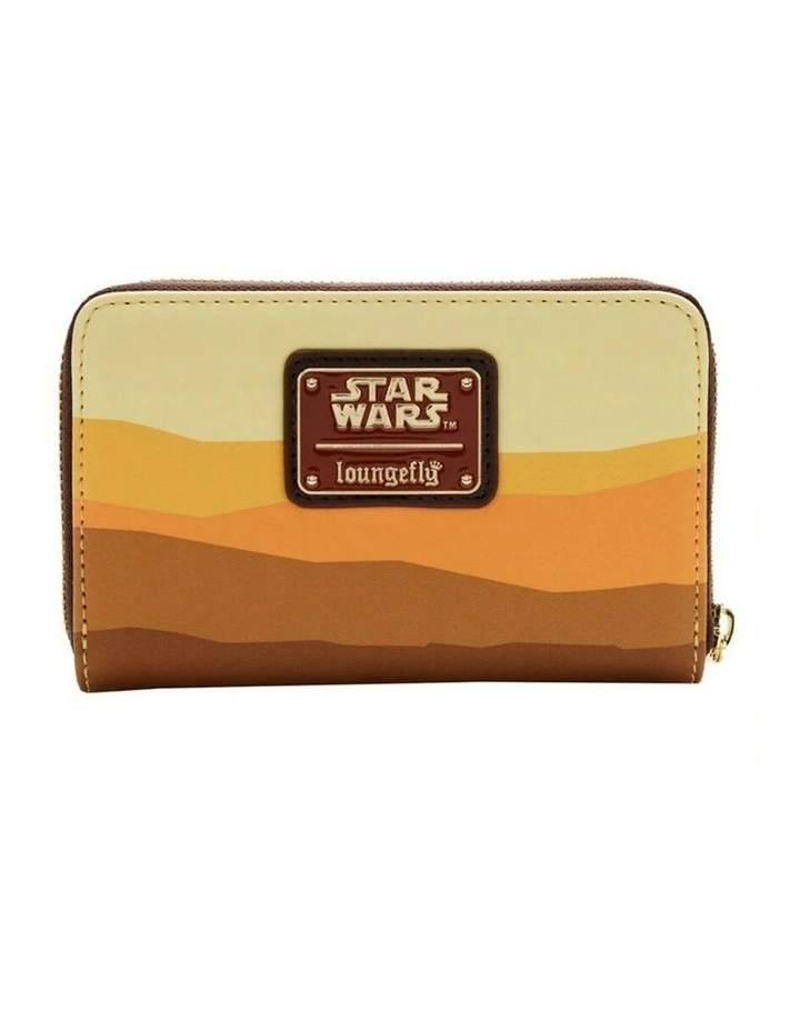 Jakku Zip Around Purse 6x4cm in Multi image 4