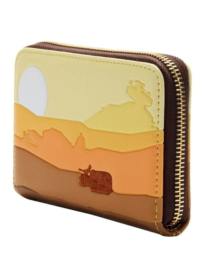 Jakku Zip Around Purse 6x4cm in Multi image 5