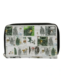 Darth Vader Comic Strip Zip Around Purse 6x4cm in Multi