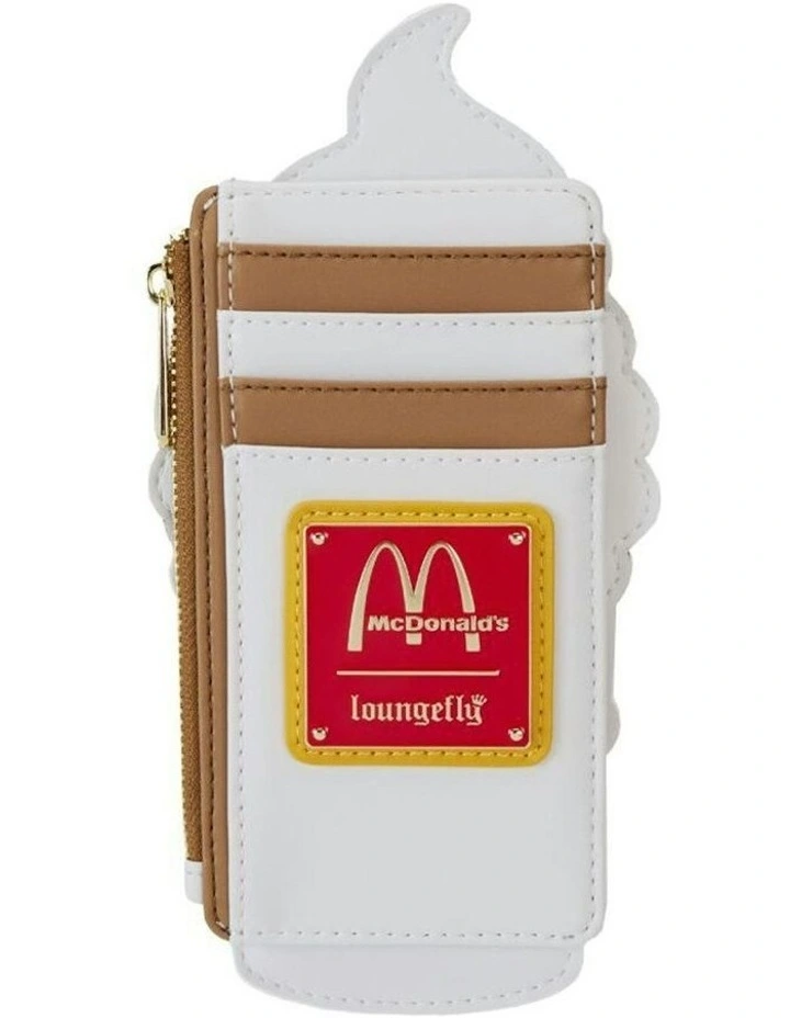 Soft Serve Ice Cream Cone Flexible Cardholder 3x6in in Multi image 2