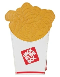 Jack In The Box Curly Fries Card Holder 2.5x6cm in Multi