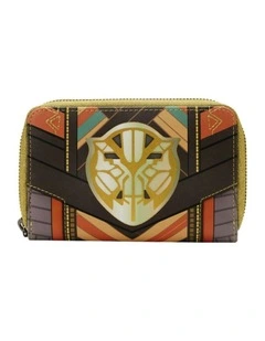 Wakanda Forever Okoye Costume Zip Around Purse in Multi