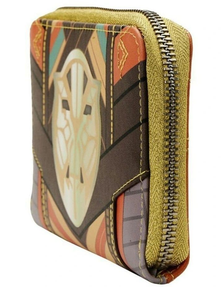 Wakanda Forever Okoye Costume Zip Around Purse in Multi image 2
