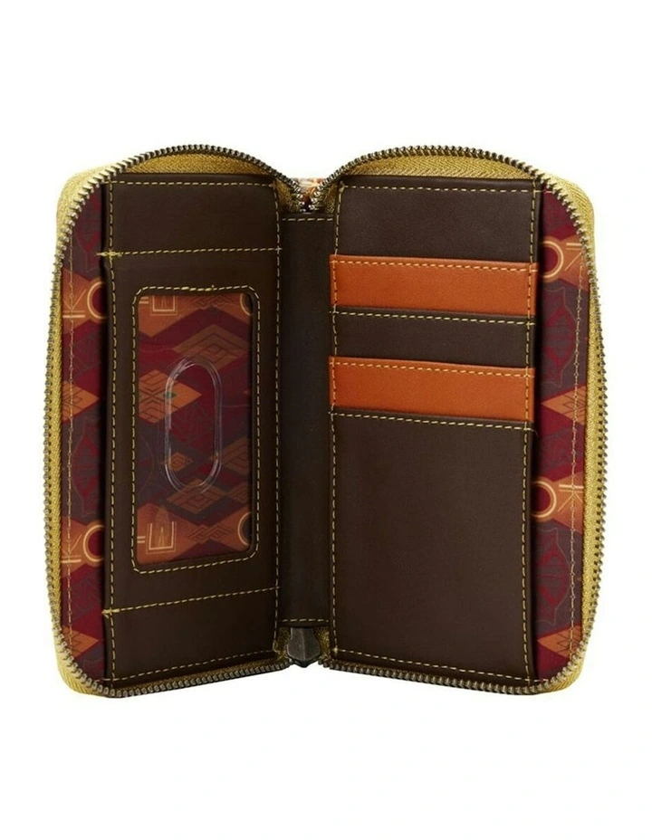 Wakanda Forever Okoye Costume Zip Around Purse in Multi image 4