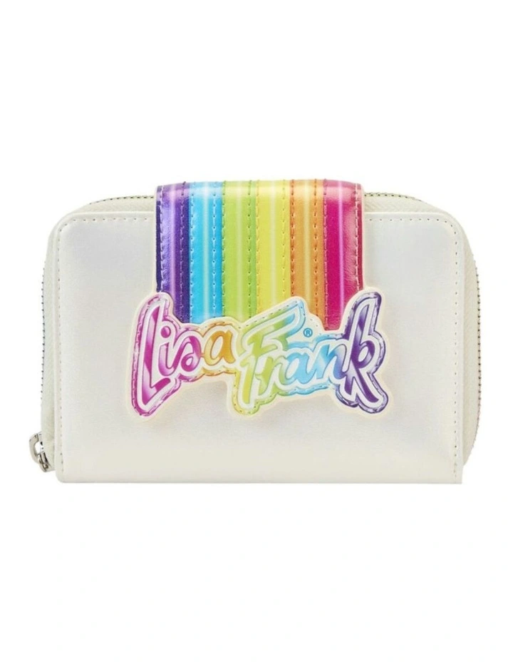 Rainbow Logo Zip Around Wallet 15.24cm in Multi image 1