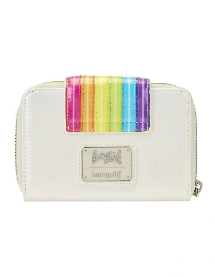 Rainbow Logo Zip Around Wallet 15.24cm in Multi image 3