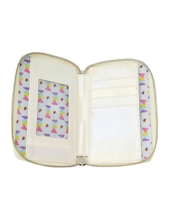 Rainbow Logo Zip Around Wallet 15.24cm in Multi image 4