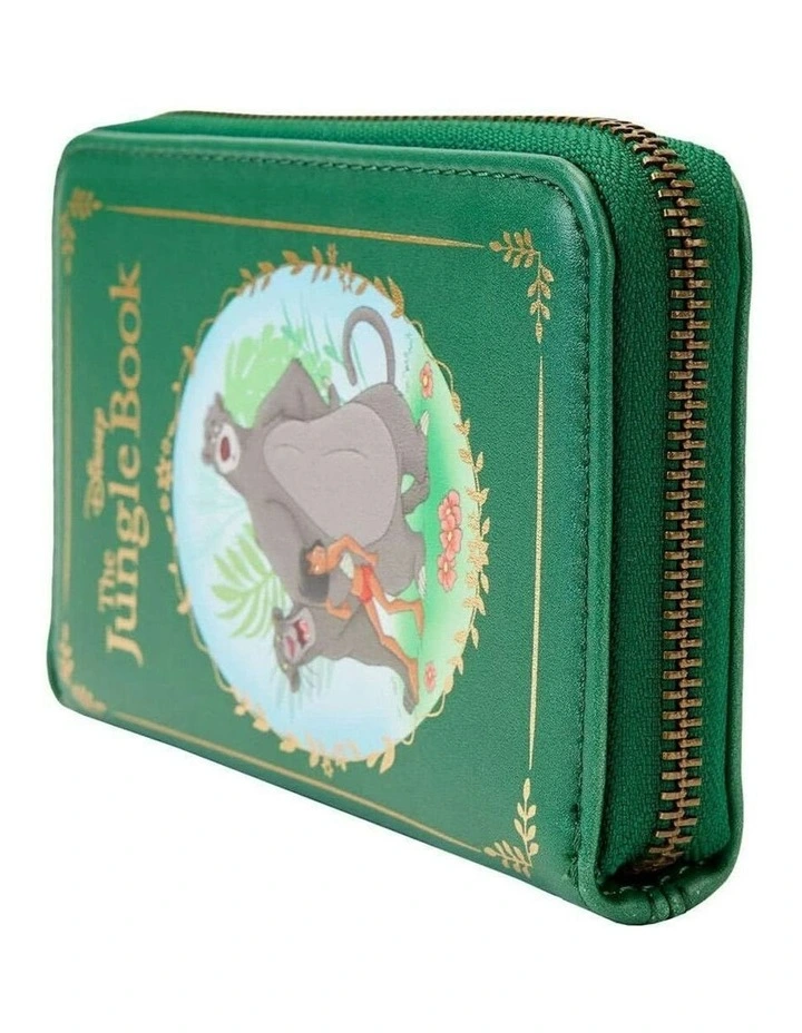 Zip Around Wallet With Card Holder 15.24cm in Green image 2