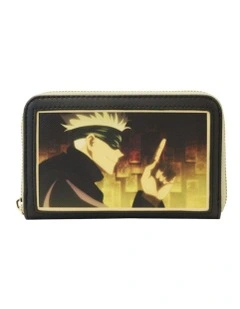 Satoru Gojo Zip Around Wallet 15.24cm in Multi