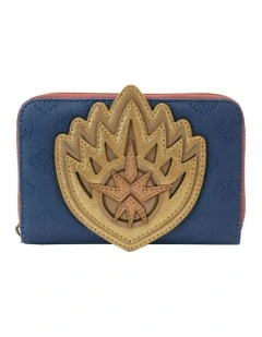Ravager Badge Zip Around Coin Purse 15.24cm in Blue