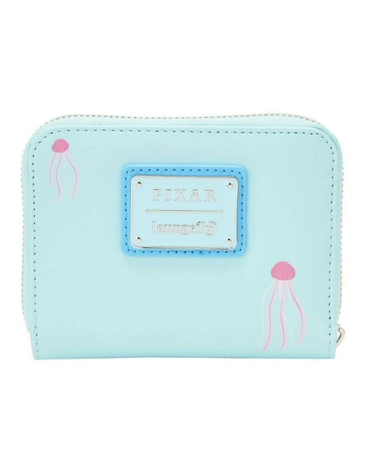 Zip Around Purse With Card Holder 12.7cm in Blue image 2