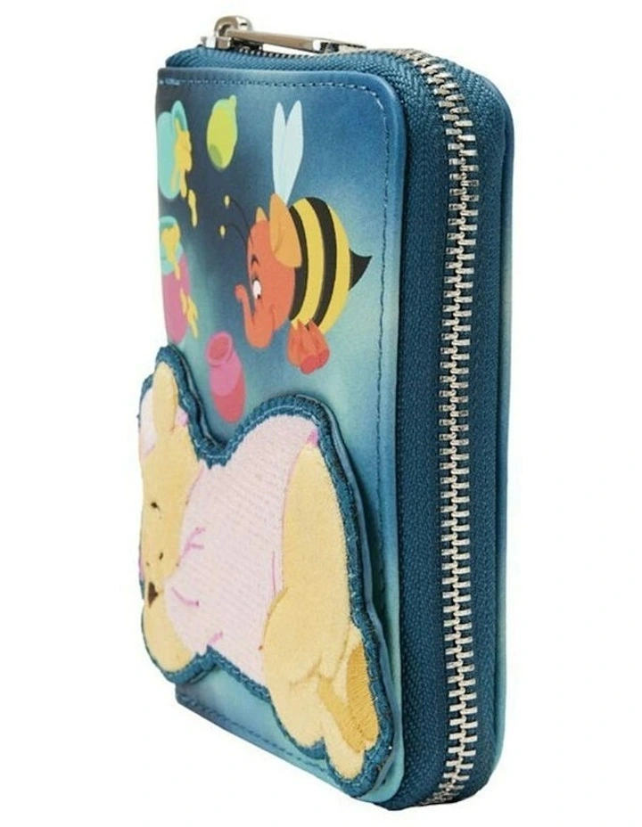 Heffadreams Zip Around Leather Purse 6x4cm in Multi image 3
