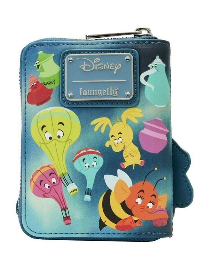 Heffadreams Zip Around Leather Purse 6x4cm in Multi image 4
