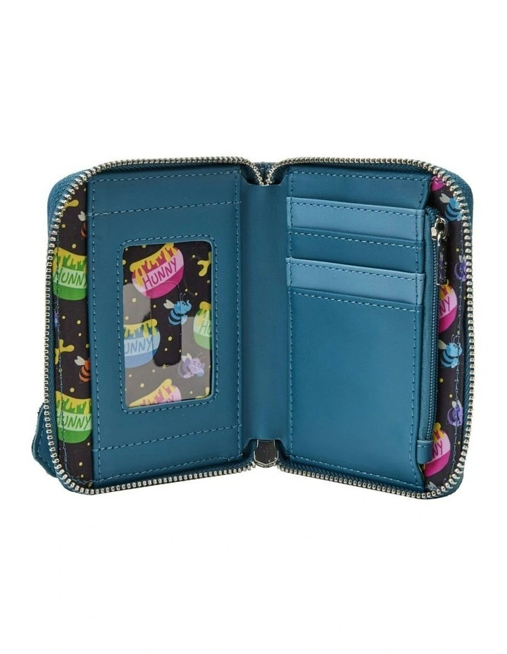 Heffadreams Zip Around Leather Purse 6x4cm in Multi image 6
