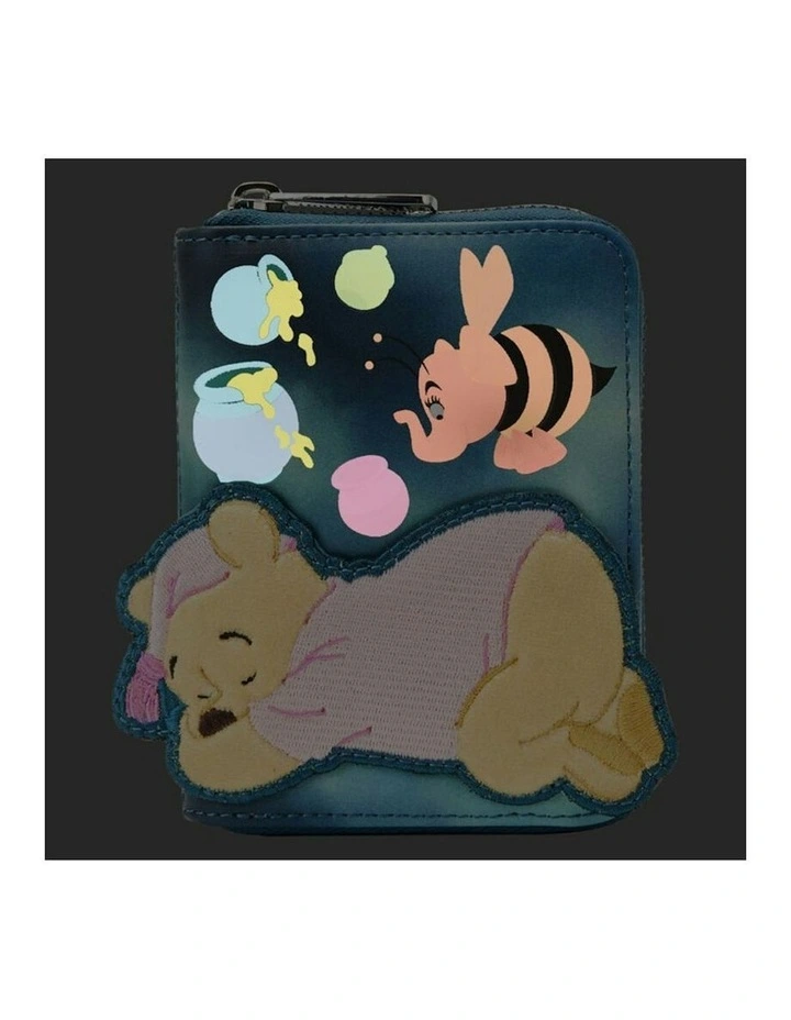 Heffadreams Zip Around Leather Purse 6x4cm in Multi image 7