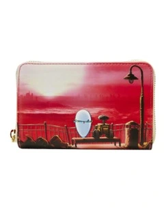 Date Night Zip Leather Purse 6x4cm in Multi