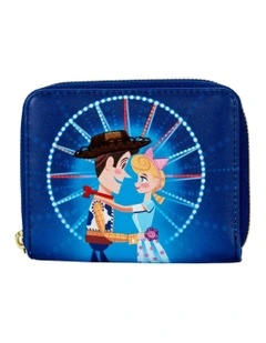 Zipped Around Closure Leather Purse in Multi