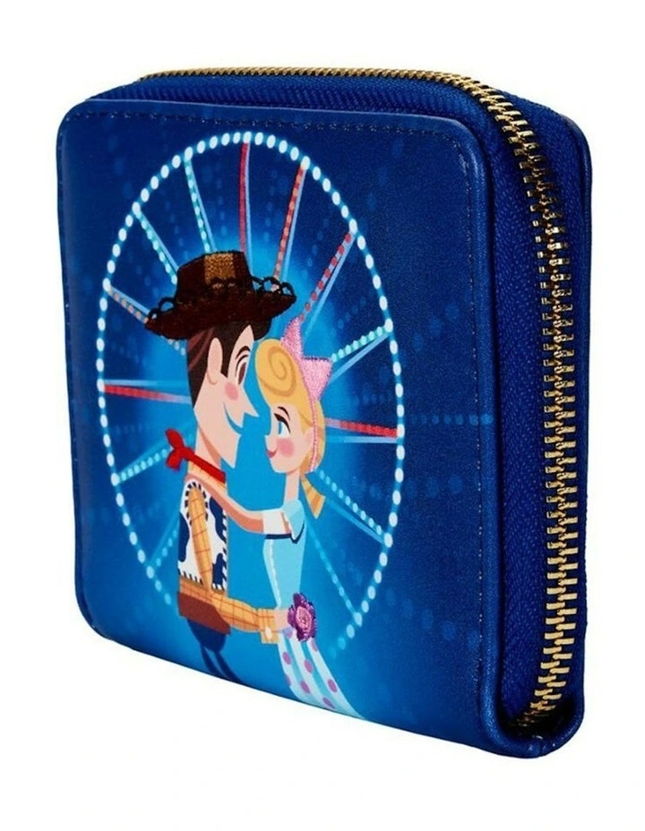 Zipped Around Closure Leather Purse in Multi image 2