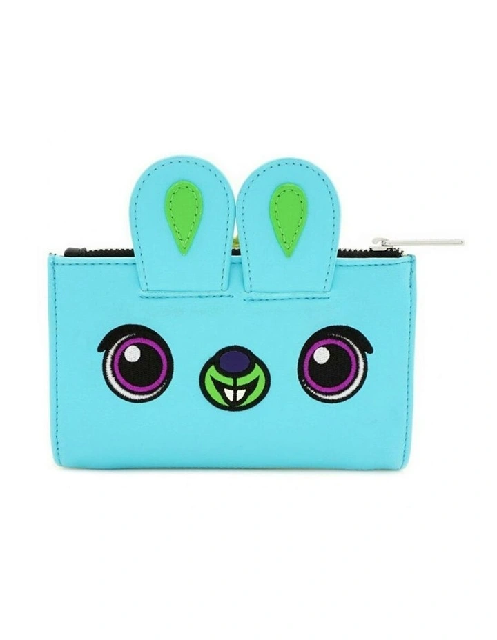 Zipped Around Closure Leather Purse 6.5x4cm in Multi image 3