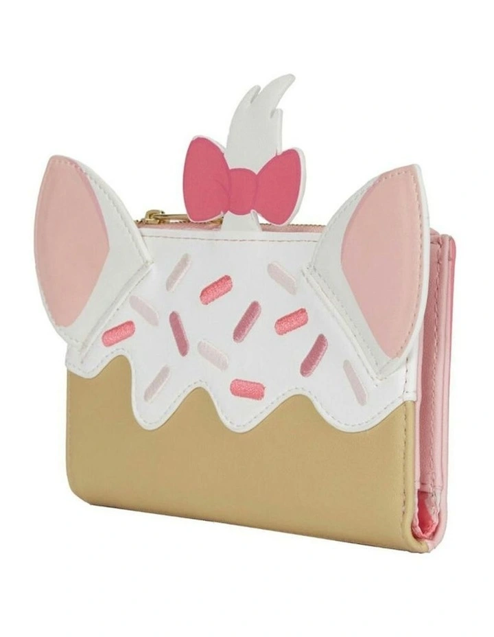 Marie Sweets Flap Zipped Around Leather Purse in Multi image 2
