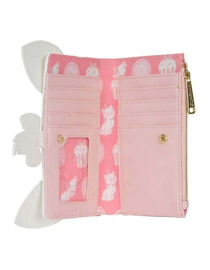 Marie Sweets Flap Zipped Around Leather Purse in Multi image 3