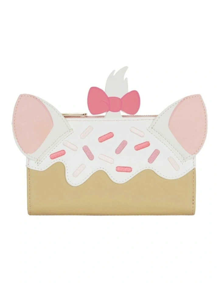 Marie Sweets Flap Zipped Around Leather Purse in Multi image 5