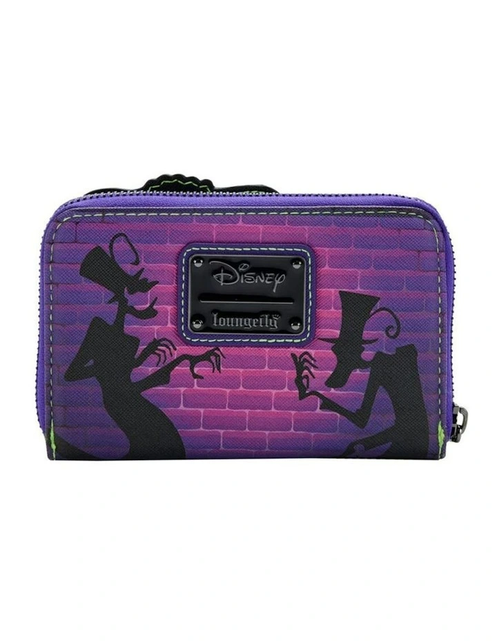 Facilier Glow Zip Around Leather Purse 6x4cm in Multi image 3