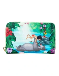 Faux Leather Bare Necessities Zipped Around Closured Wallet in Multi