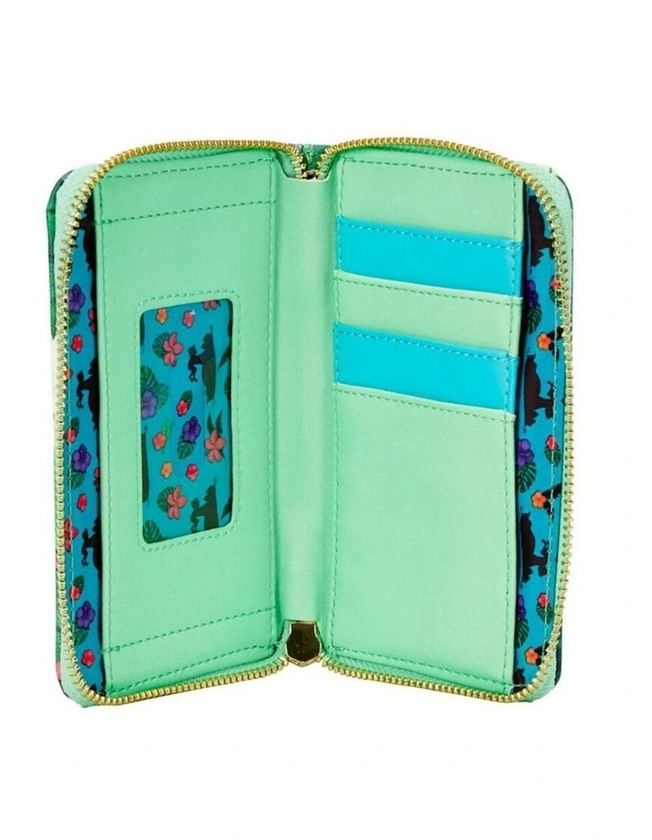 Faux Leather Bare Necessities Zipped Around Closured Wallet in Multi image 2