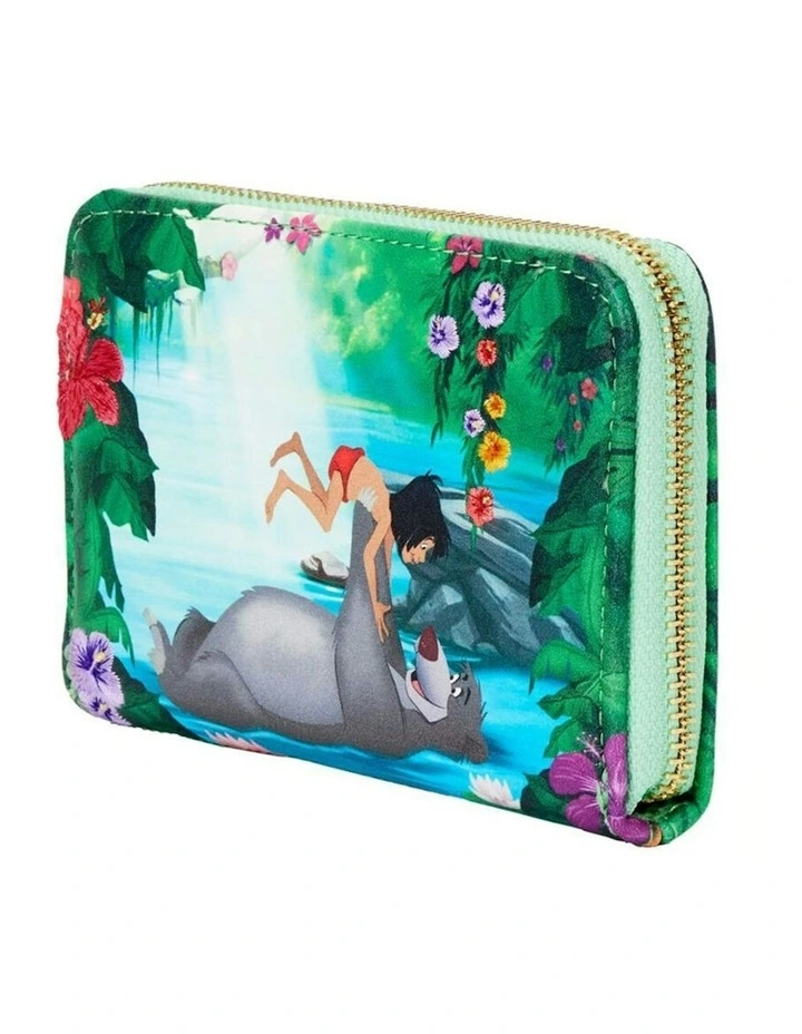 Faux Leather Bare Necessities Zipped Around Closured Wallet in Multi image 3
