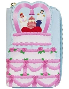 1989 Wedding Cake Zip Around Purse Wallet in Multi