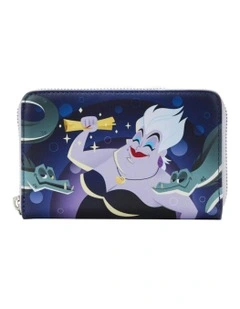 1989 Ursula Lair Glow Zip Around Purse Wallet in Multi
