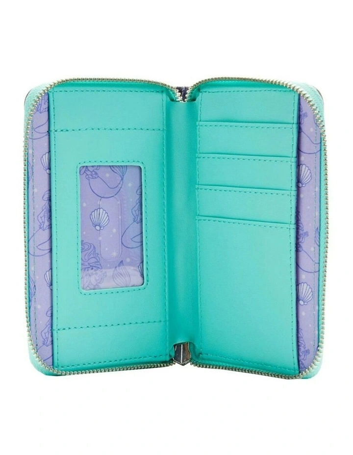 1989 Princess Scenes Zip Purse Wallet in Multi image 4