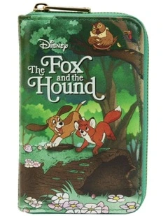 Classic Book Zip Around Purse Wallet in Multi