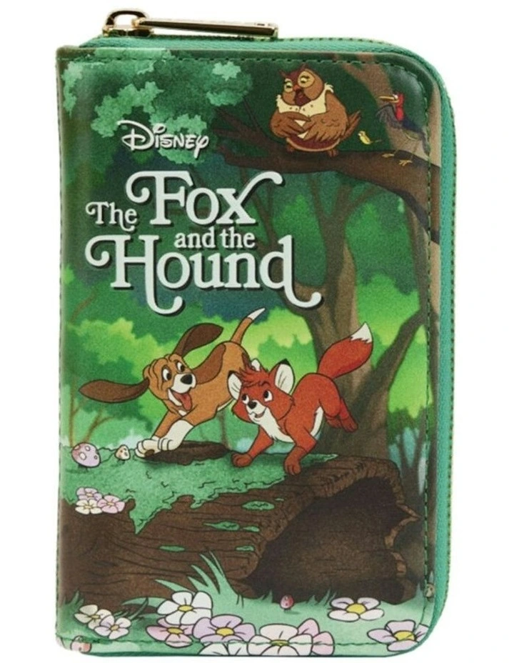 Classic Book Zip Around Purse Wallet in Multi image 1