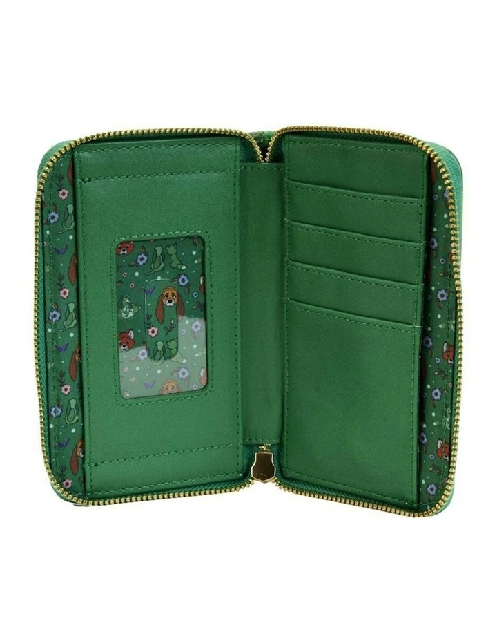 Classic Book Zip Around Purse Wallet in Multi image 4